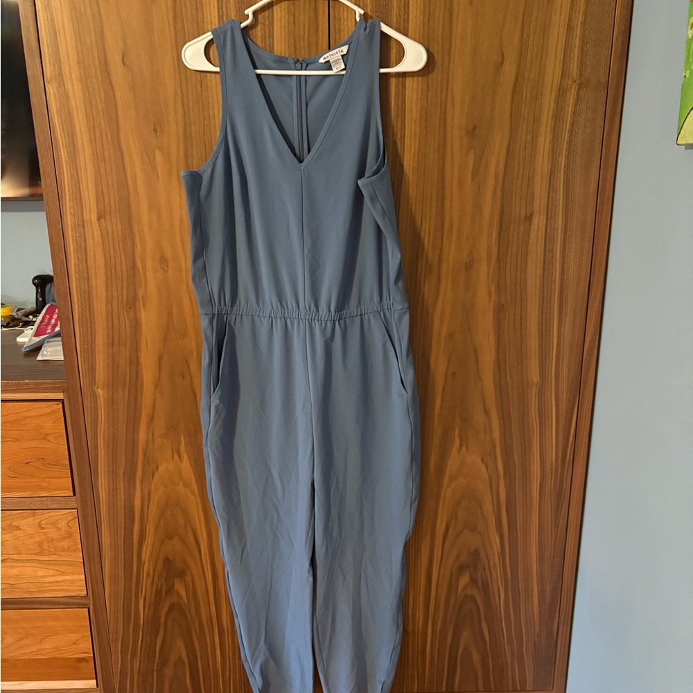 Athleta Slate Blue Jumpsuit